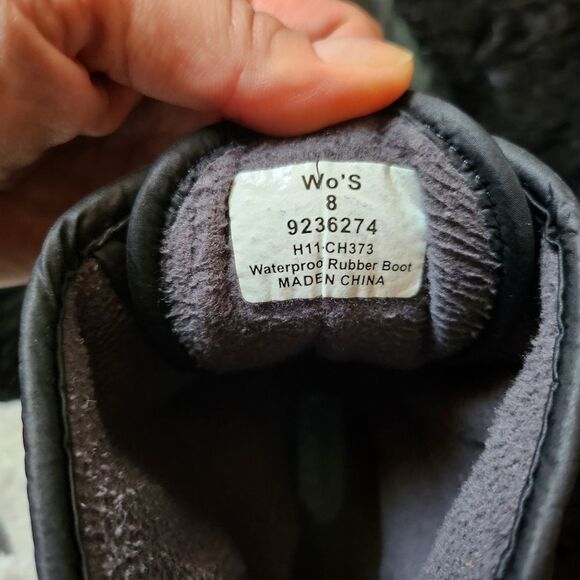 Sperry Black Lace Up Boots - Picture 3 of 10